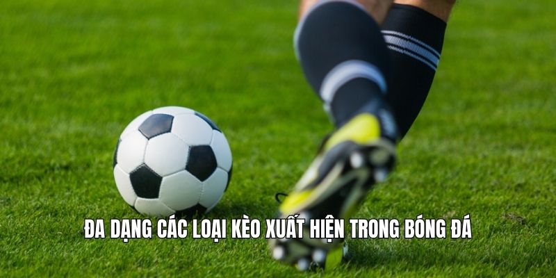 Đa dạng các loại kèo xuất hiện trong bóng đá